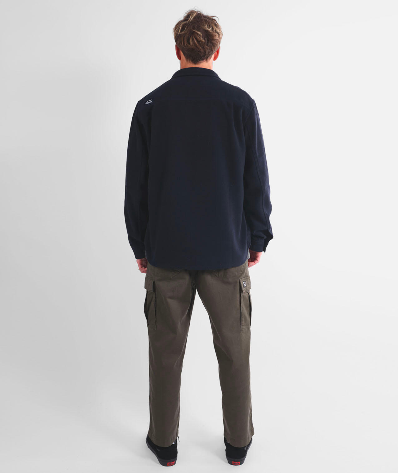 Overshirt van twill MIST 5/5