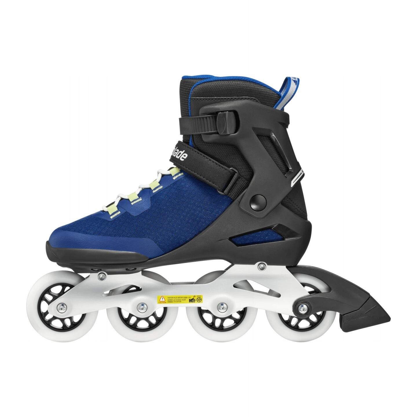 ROLLERBLADE Roller Fitness Macroblade 80 Bleu Marine Vert Clair 3/7