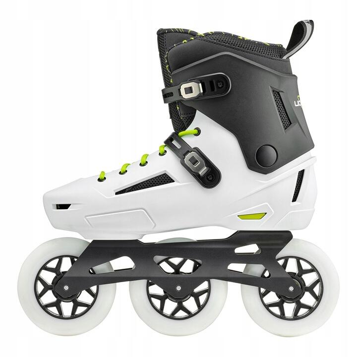 ROLLERBLADE Roller 3 Roues Freeride Lightning 110 Blanc Noir Jaune 3/6