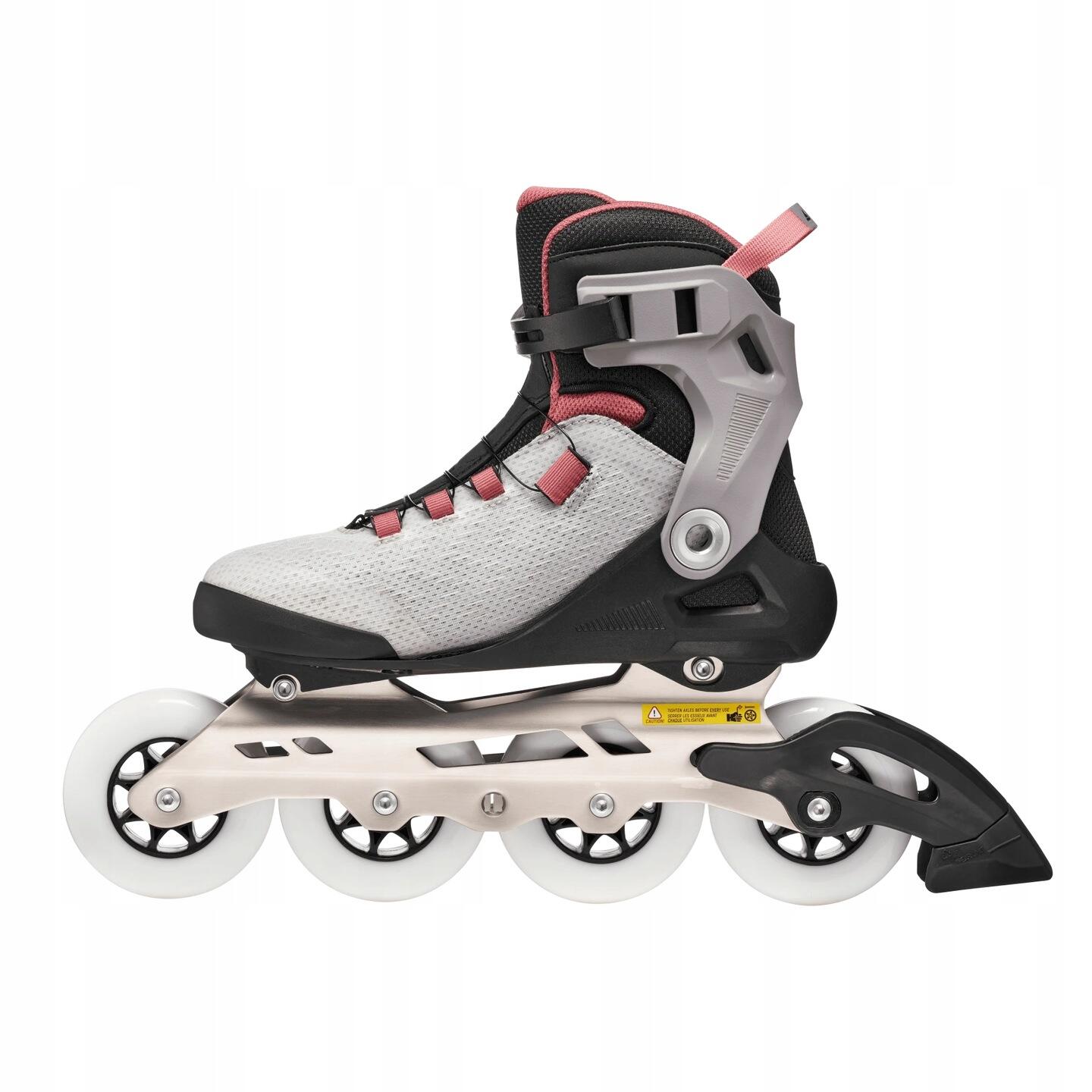 ROLLERBLADE Roller Fitness Macroblade 90 BOA W Gris Améthyste Rose 3/7