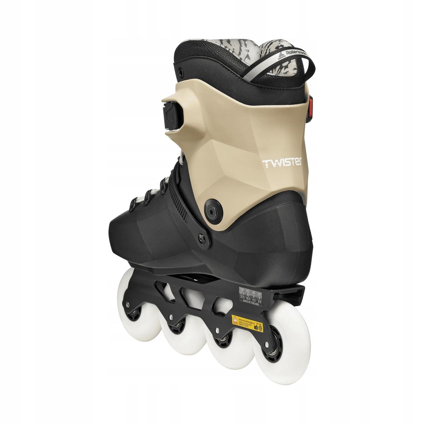 ROLLERBLADE Roller Freeskate Twister XT LE Noir Sable Rouge 3/7
