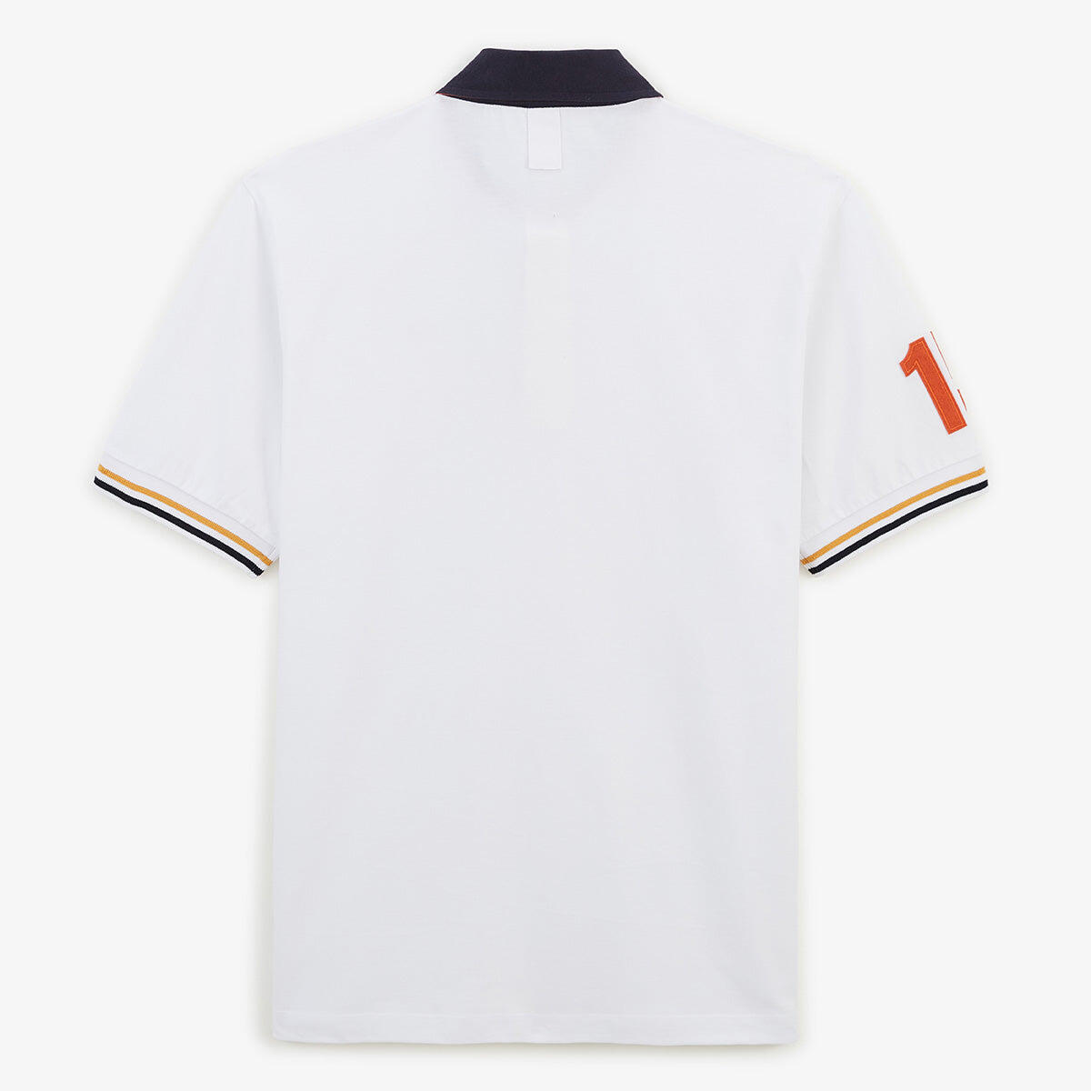 Polo de manga corta de jersey de algodón 15, color blanco 2/4