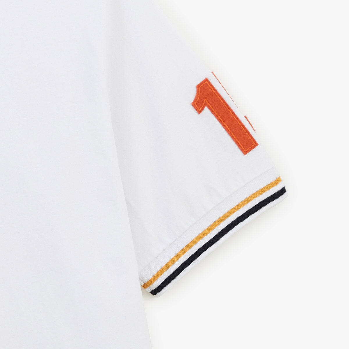 Polo de manga corta de jersey de algodón 15, color blanco 4/4