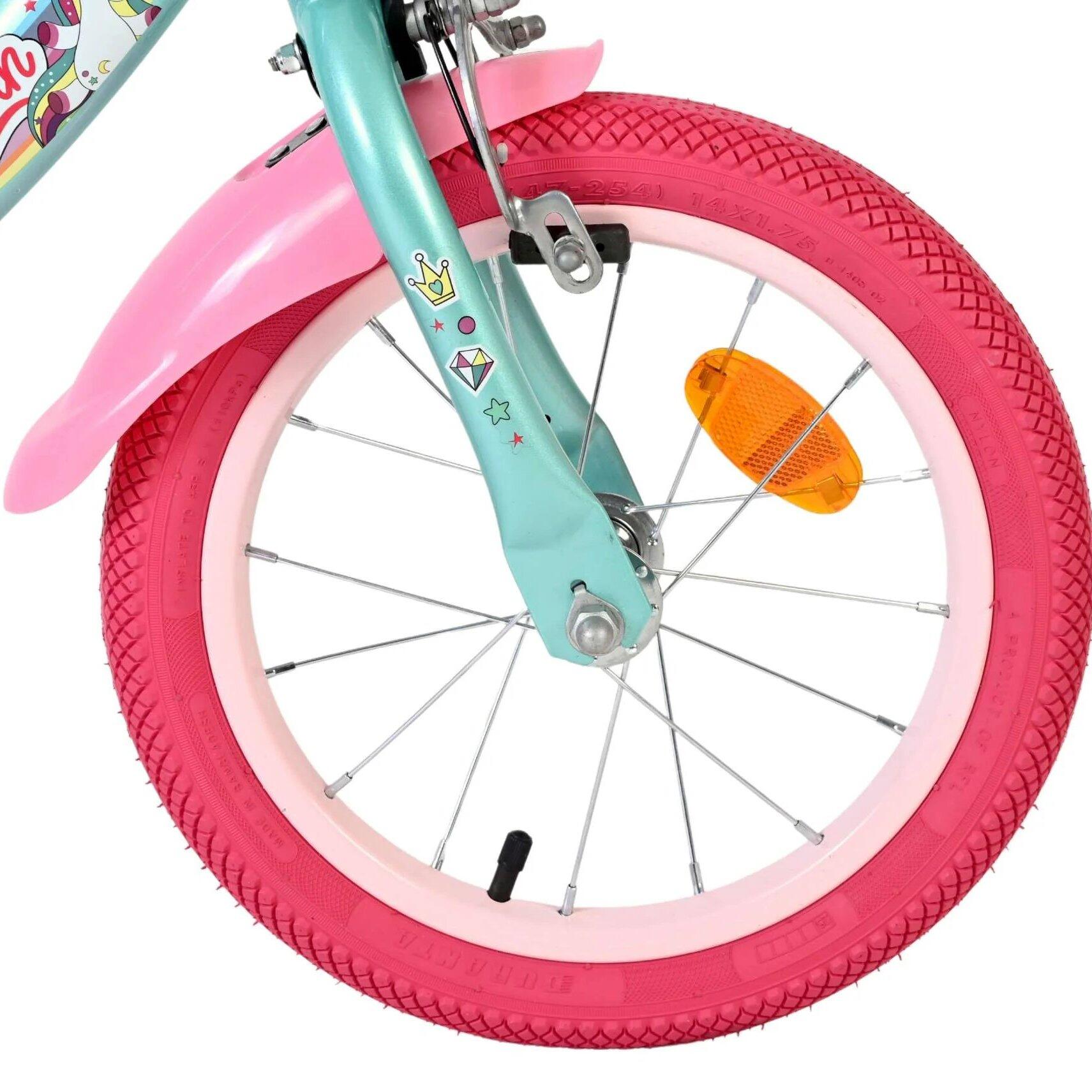 Bicicleta Niños 14 Pulgadas Unicorn 4-6 años 3/5