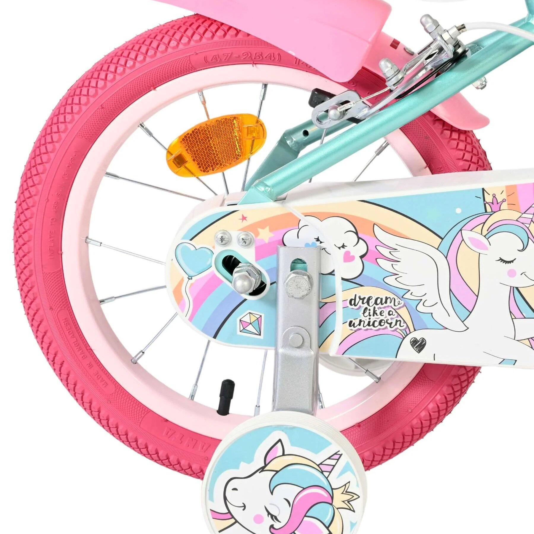 Bicicleta Niños 14 Pulgadas Unicorn 4-6 años 2/5