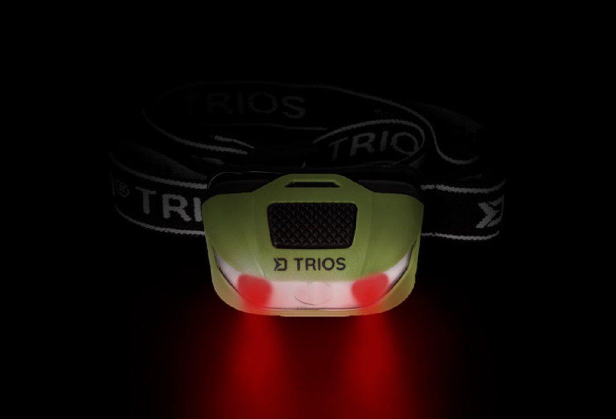 Torcia frontale TRIOS LED con 1 LED bianco e 2 LED rossi 4/4
