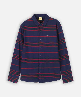 Camicia a maniche lunghe in flanella spazzolata WILD