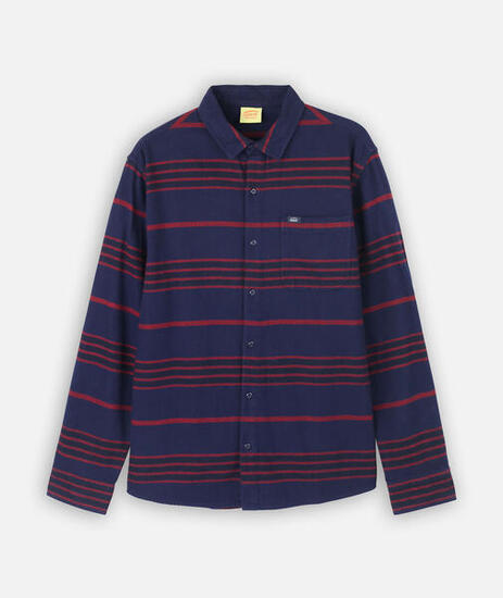 Camicia a maniche lunghe in flanella spazzolata WILD
