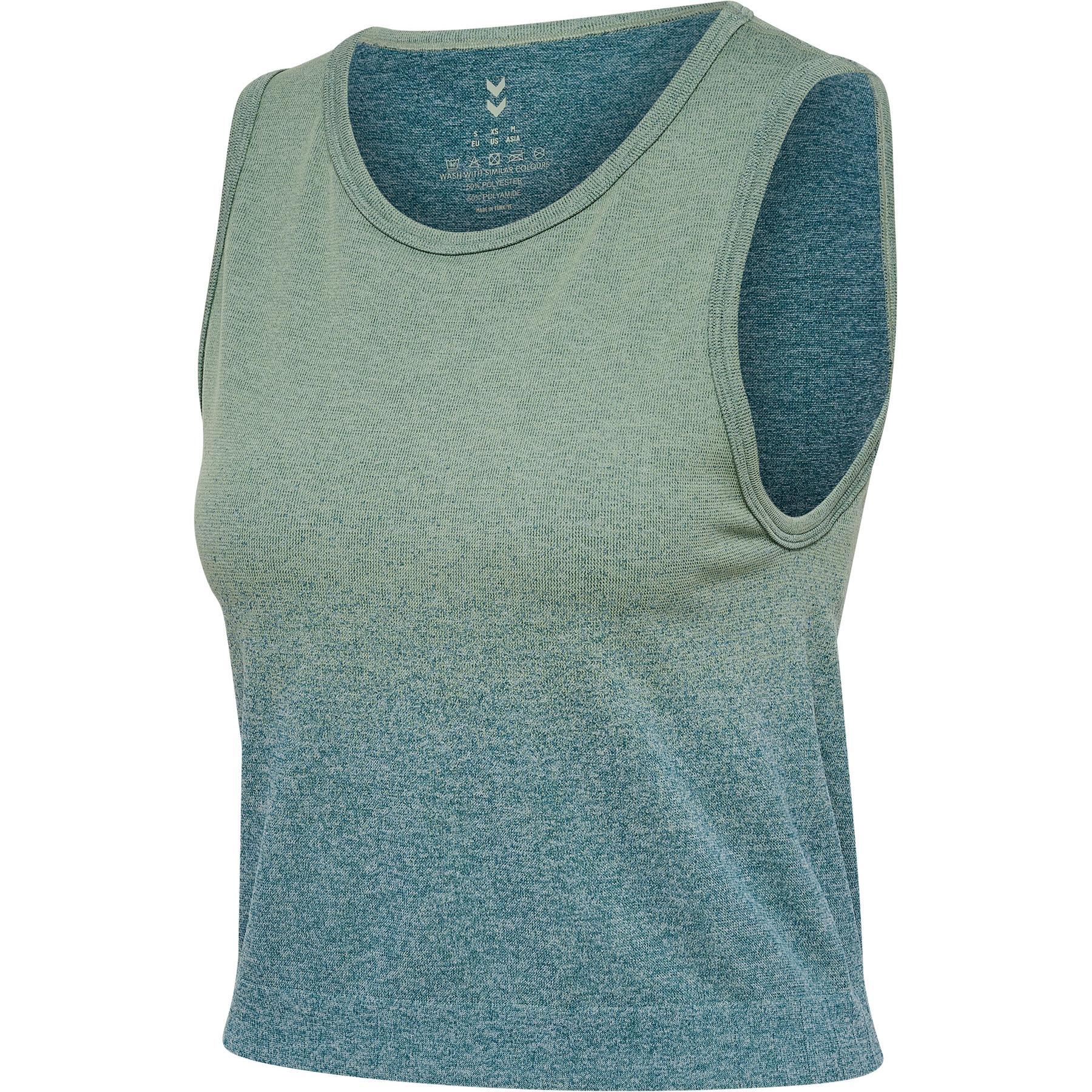 Naadloze korte tanktop voor dames Hummel Gradient 2/4
