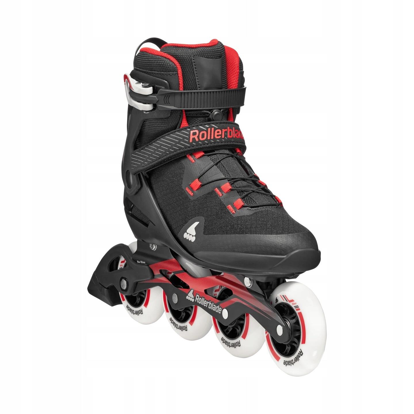 ROLLERBLADE Roller Fitness Macroblade 90 Noir Rouge 2/7