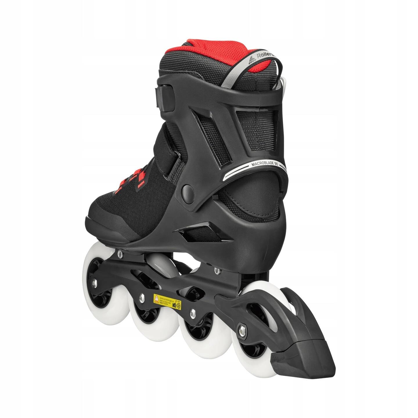 ROLLERBLADE Roller Fitness Macroblade 90 Noir Rouge 5/7