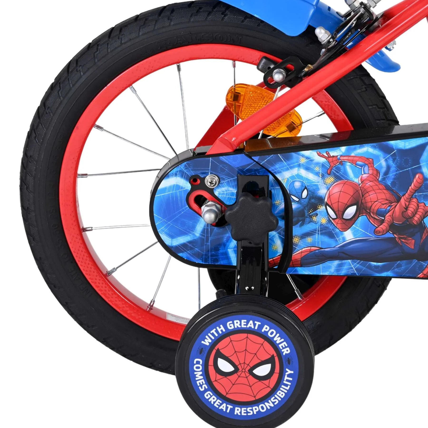 Bicicleta Niños 14 Pulgadas Spider-Man 3 años 3/5