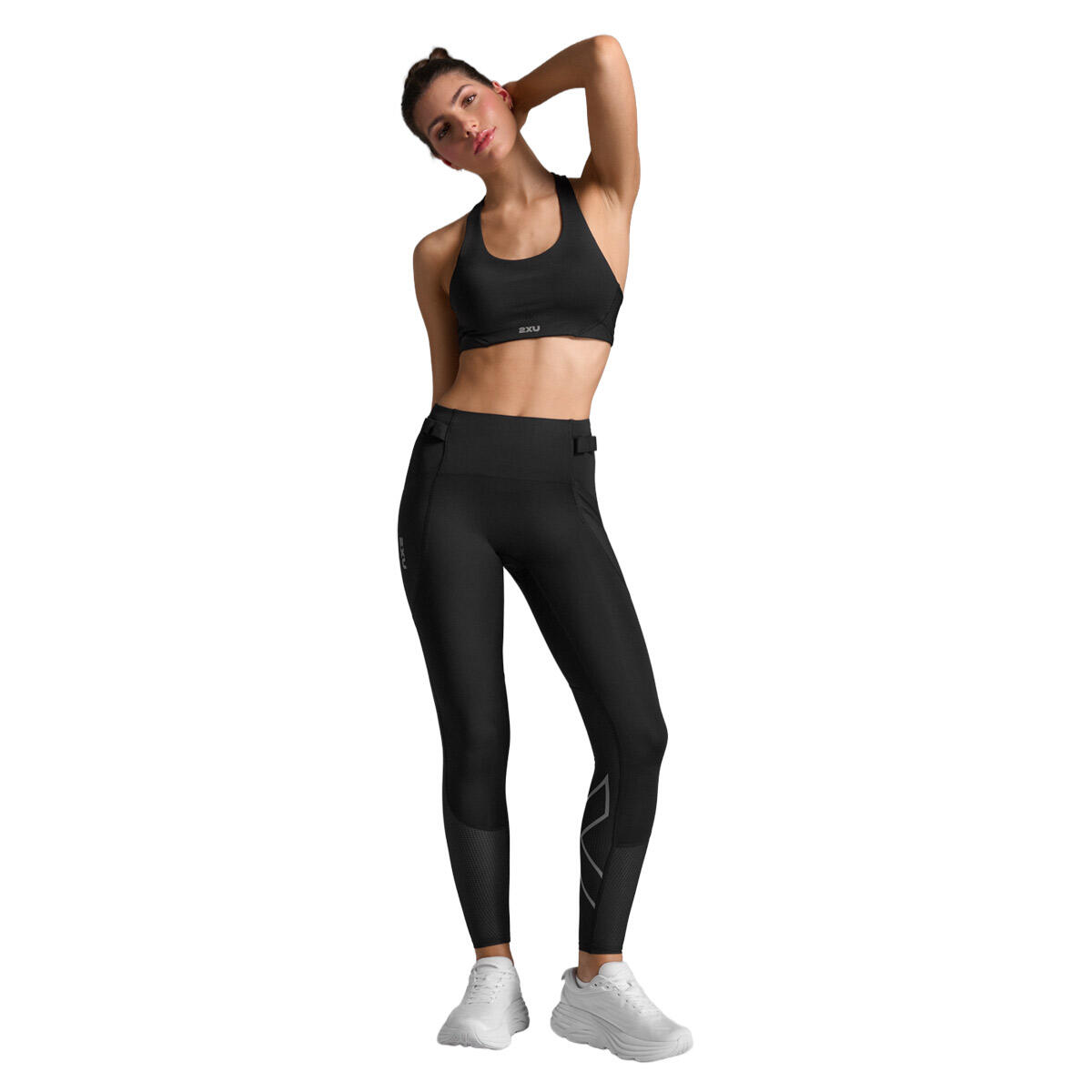Sujetador Mujer Aero Mesh Medium Impact Bra 2XU Negro 3/7