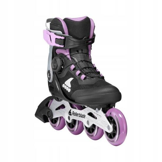 ROLLERBLADE Roller Fitness Macroblade 84 BOA W Noir Lavande Etoile Bleu