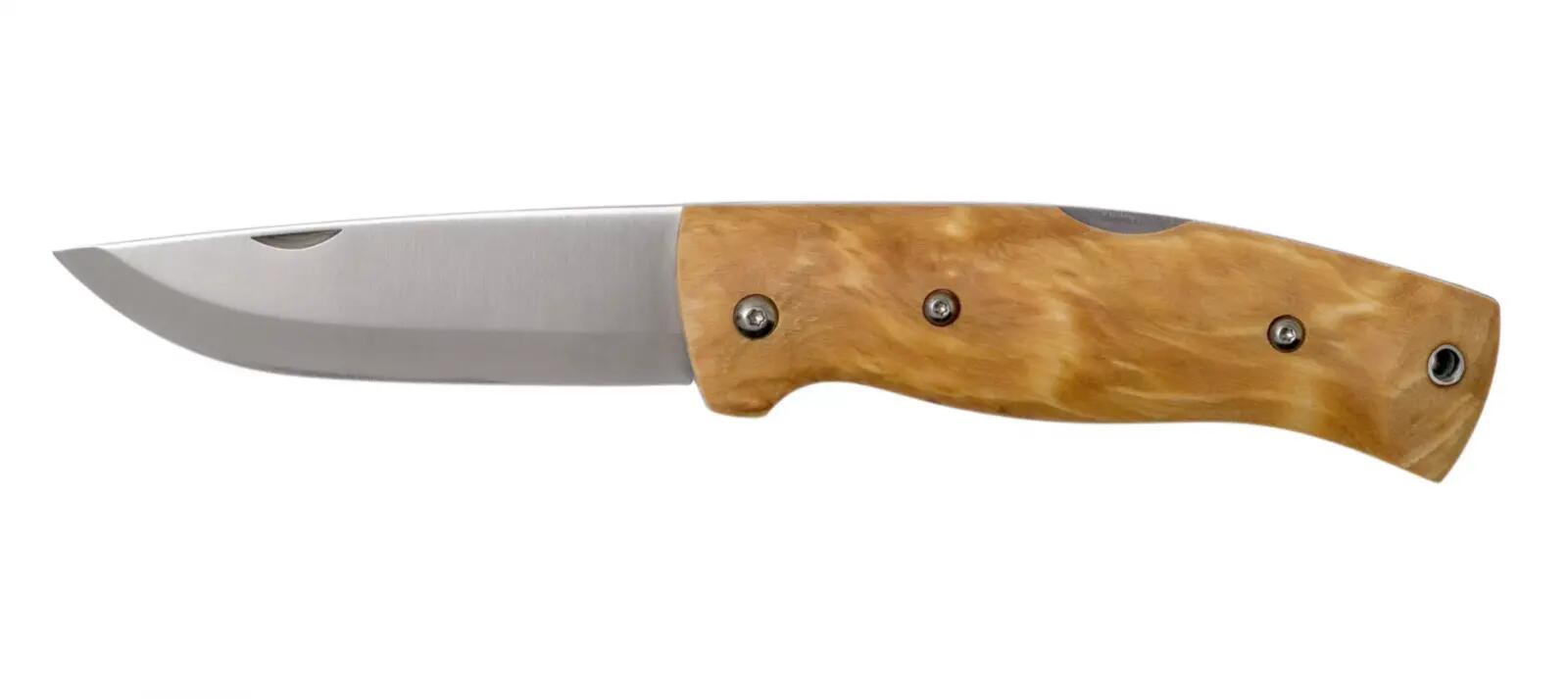 HELLE BLEJA ZSEBKÉS, ROZSDAMENTES ACÉL, BŐRTOK, 85 MM-ES PENGÉVEL 2/7