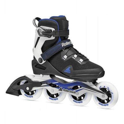Damskie łyżworolki Rollerblade Macroblade 90 Black / Royal Blue