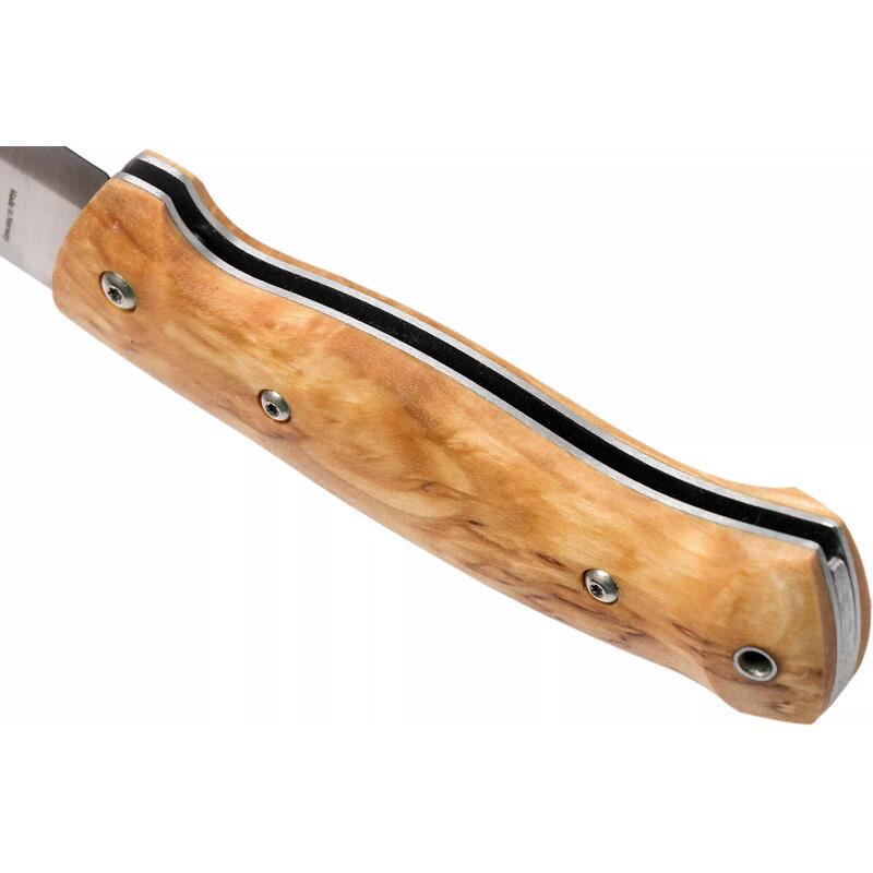 BRICEAG HELLE BLEJA, OTEL INOX, TEACA PIELE, LAMA 85 MM