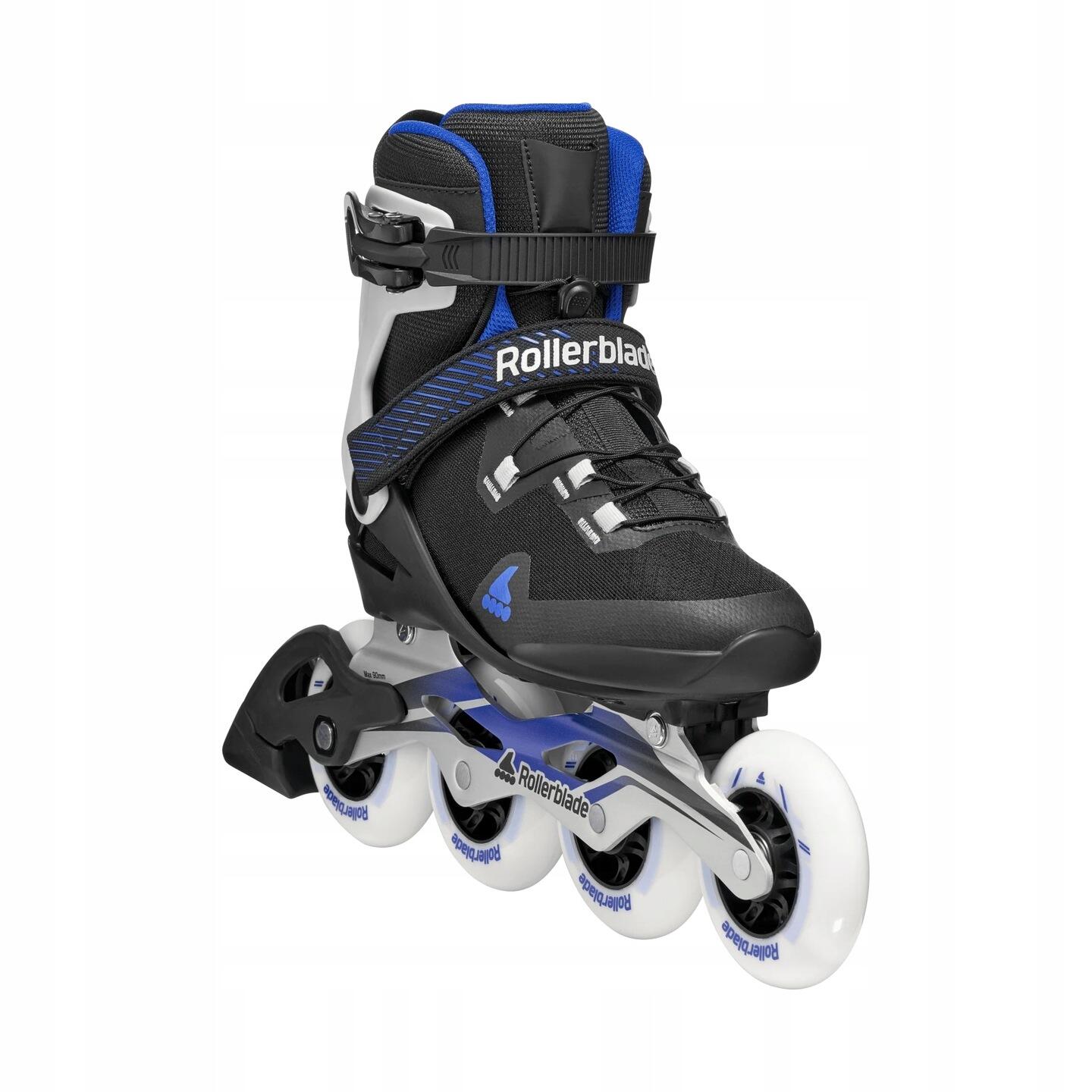 Damskie łyżworolki Rollerblade Macroblade 90 Black / Royal Blue
