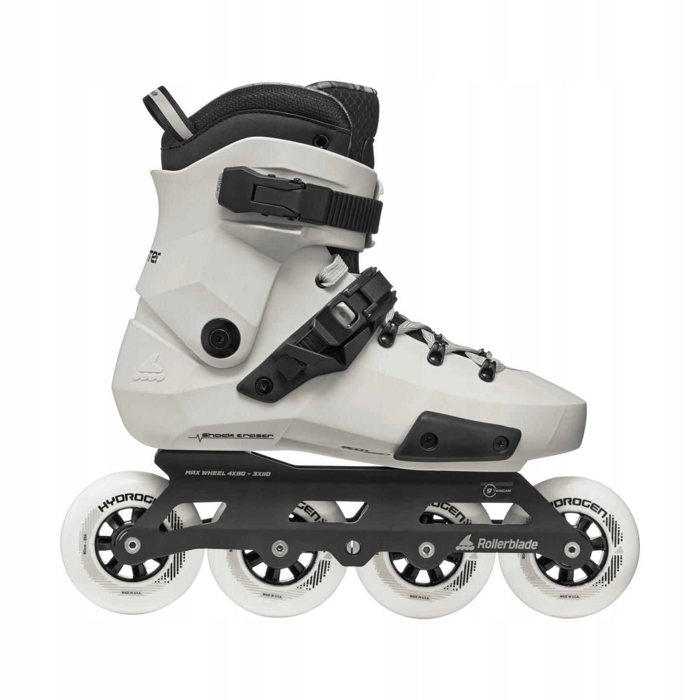 ROLLERBLADE Roller Freeskate Twister 90R Fumé Blanc Noir 5/7