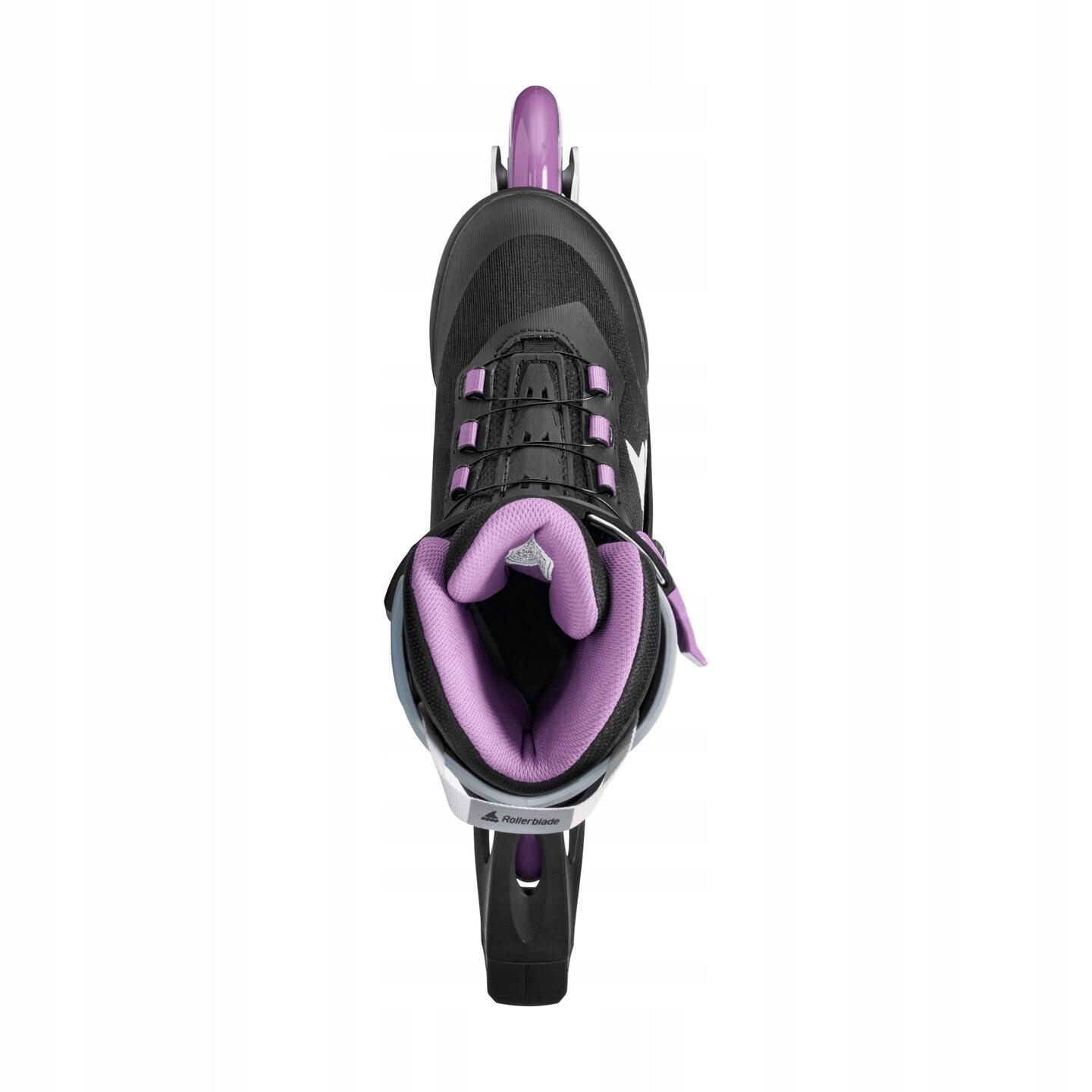 ROLLERBLADE Roller Fitness Macroblade 84 BOA W Noir Lavande Etoile Bleu 5/7