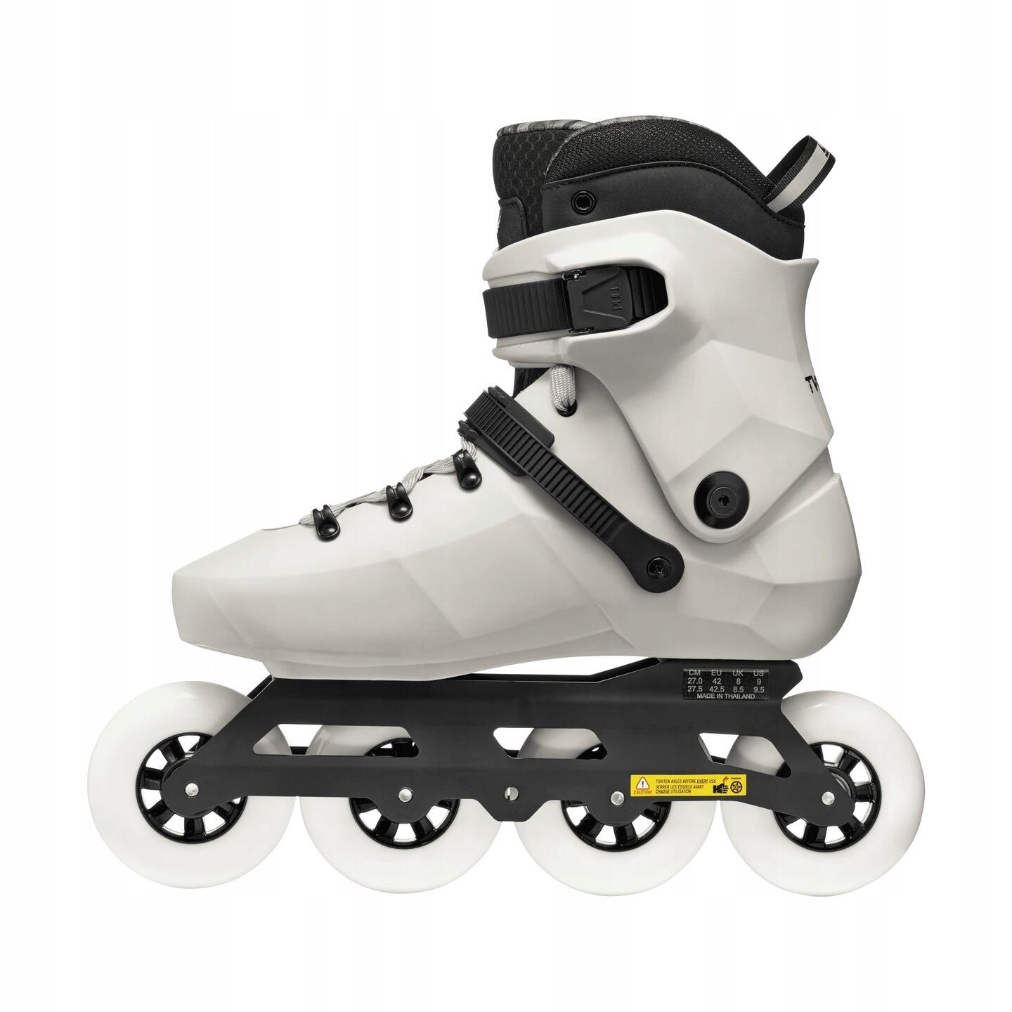ROLLERBLADE Roller Freeskate Twister 90R Fumé Blanc Noir 4/7