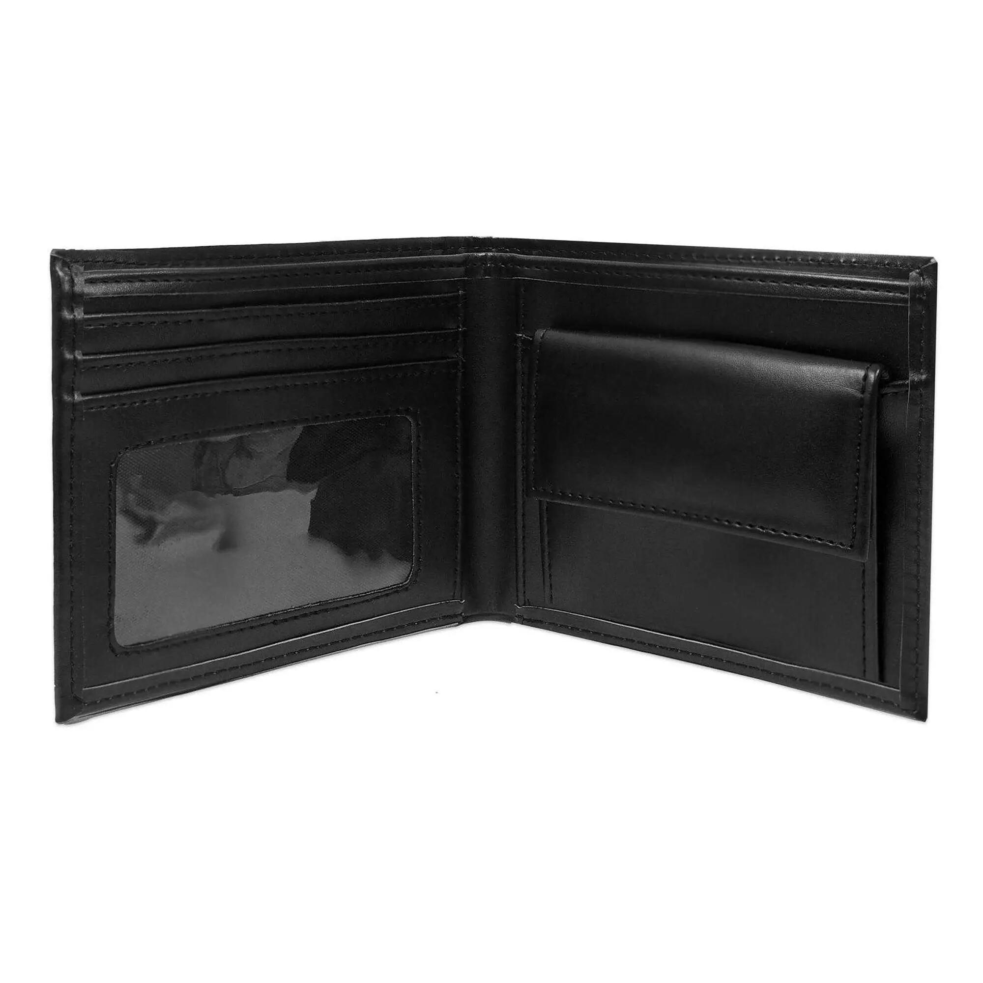 Crest Embossed Wallet (Black) One Size 2/3