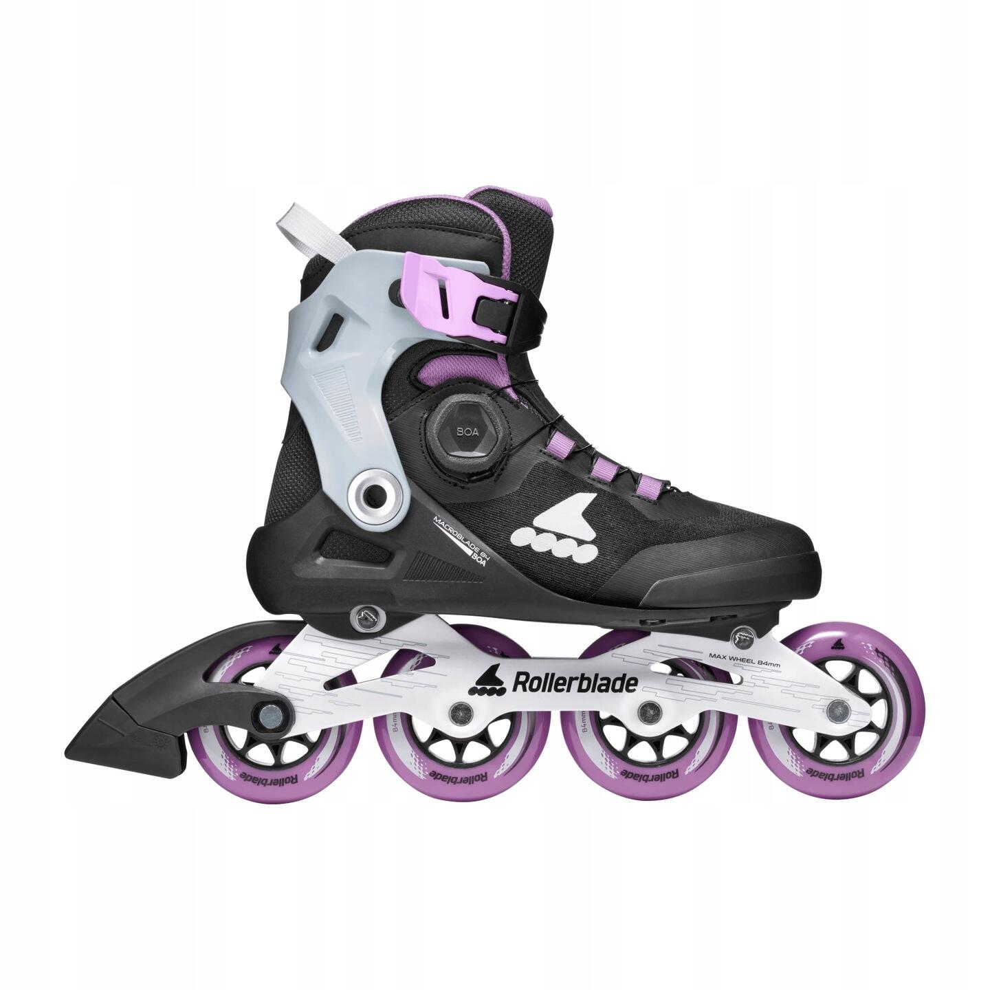 ROLLERBLADE Roller Fitness Macroblade 84 BOA W Noir Lavande Etoile Bleu 4/7