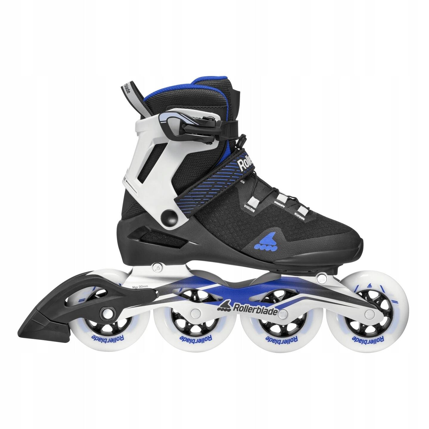 Damskie łyżworolki Rollerblade Macroblade 90 Black / Royal Blue 4/7