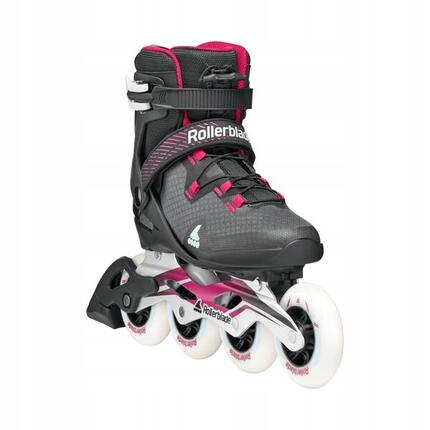 Damskie łyżworolki Rollerblade Macroblade 90 Black / Burgundy