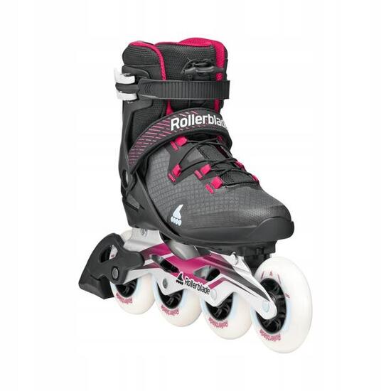 Damskie łyżworolki Rollerblade Macroblade 90 Black / Burgundy