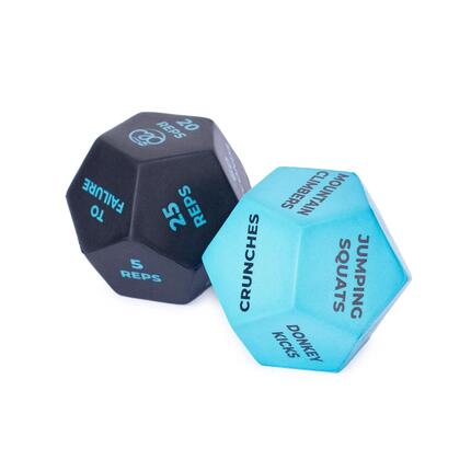Dé De Fitness (Bleu / Noir) Taille unique