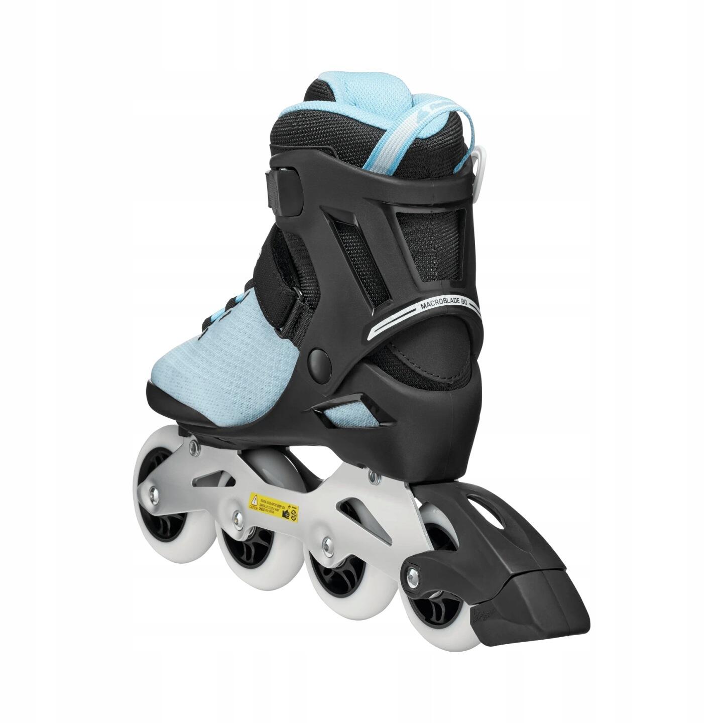 ROLLERBLADE Roller Fitness Macroblade 80 W Bleu Poudre Noir 5/7