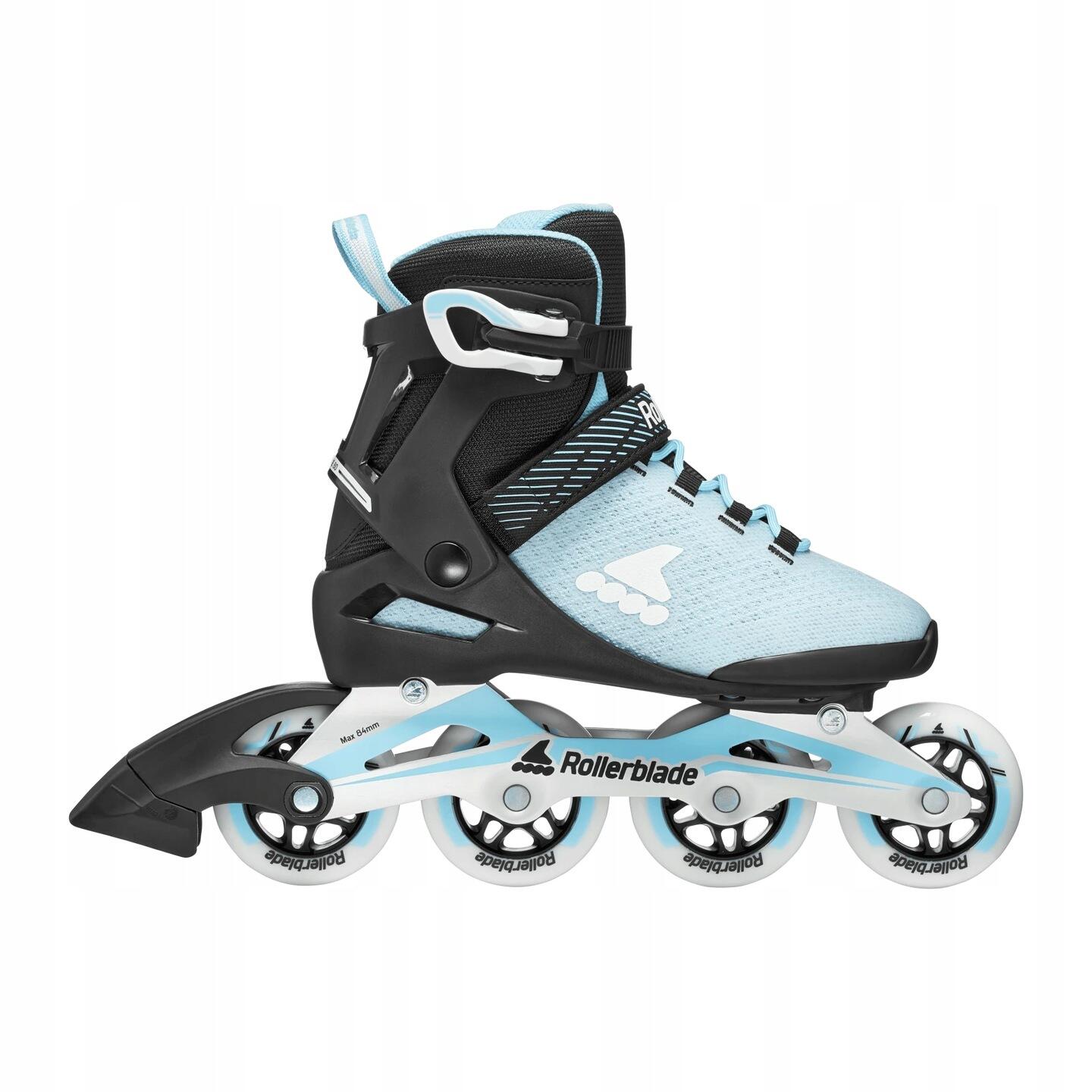 ROLLERBLADE Roller Fitness Macroblade 80 W Bleu Poudre Noir 4/7