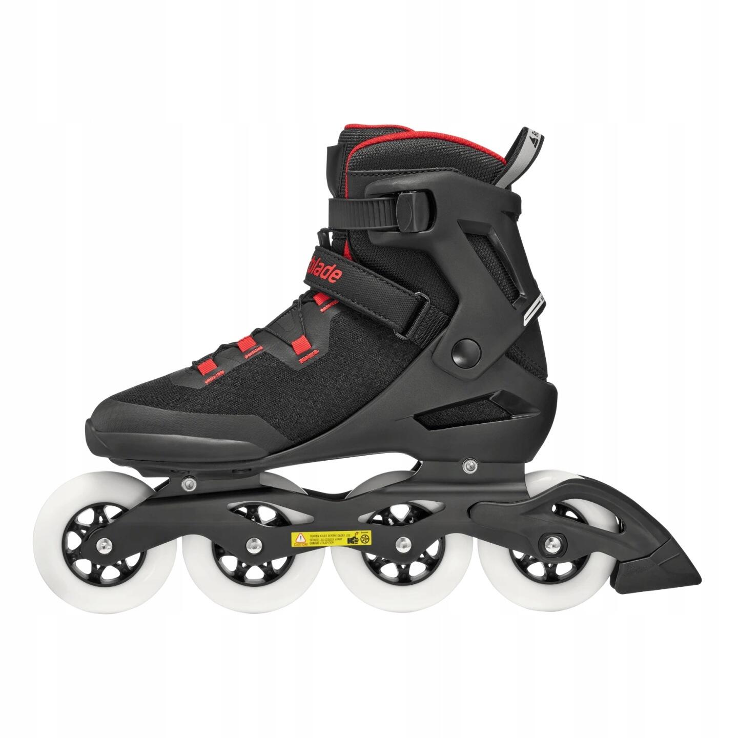 ROLLERBLADE Roller Fitness Macroblade 90 Noir Rouge 3/7