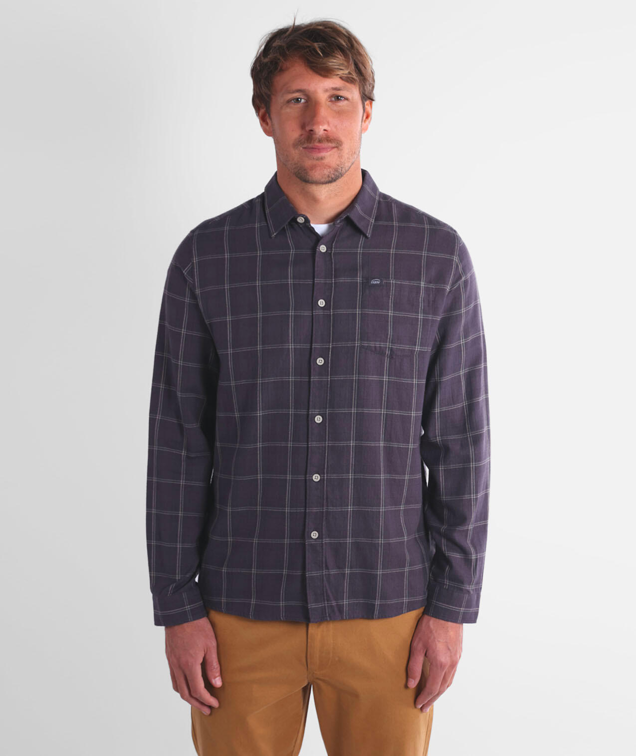 Flanellen shirt met lange mouwen HIGHLAND 2/5