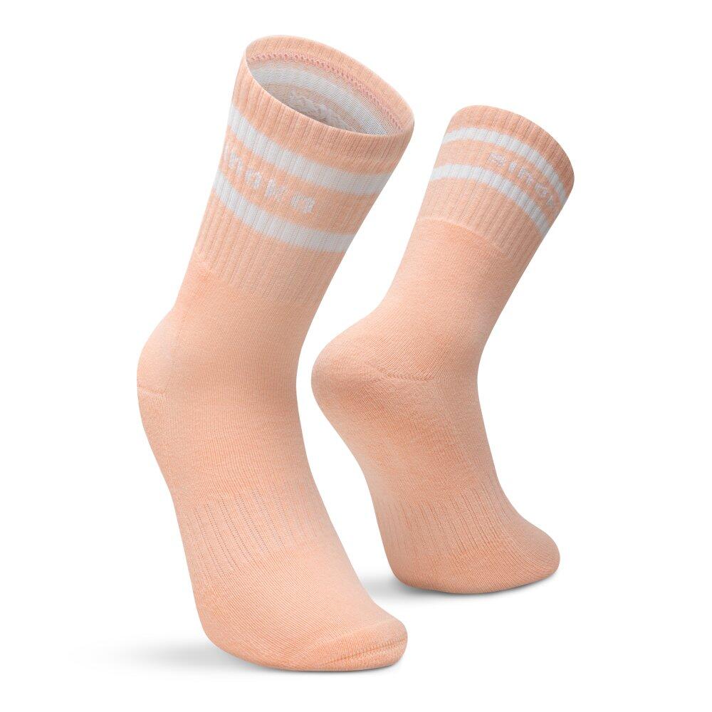 Herren und Damen Fitness Mittelhohe Sportsocken 3er-Pack Sidekick Pink Rosa 5/6