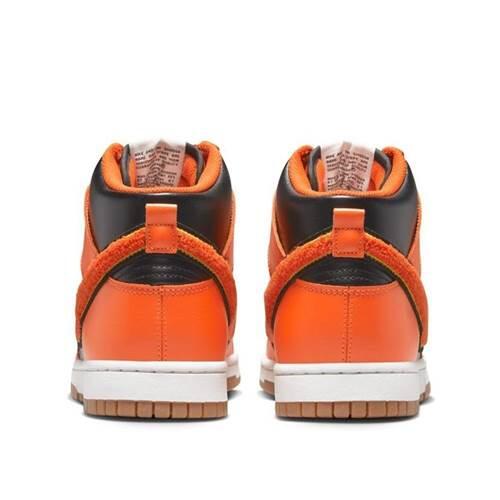 Schoenen universeel voor heren Nike Dunk Hi Retro Orange-university 5/5