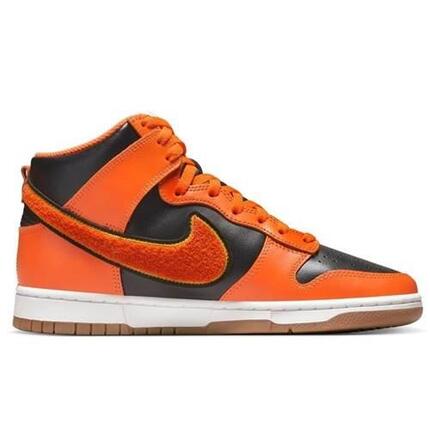 Chaussures universel femmes Nike Dunk Hi Retro Orange-university