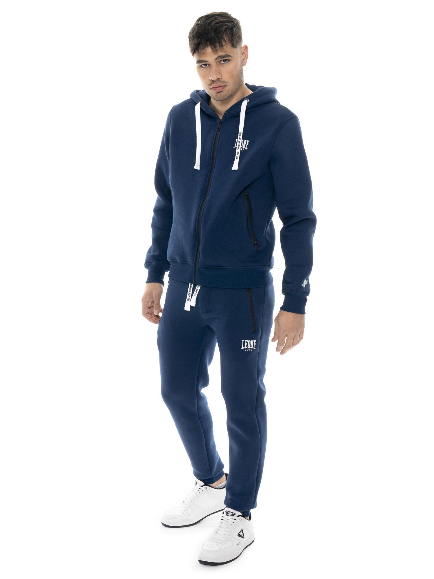 Pantalon de sports d'hiver pour homme Leone 1947 Soft Basic avec revers 2/5