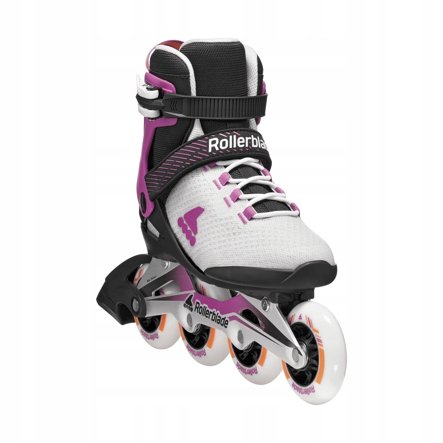 ROLLERBLADE Roller Fitness Macroblade 84 W Gris Clair Violet Orange 2/7