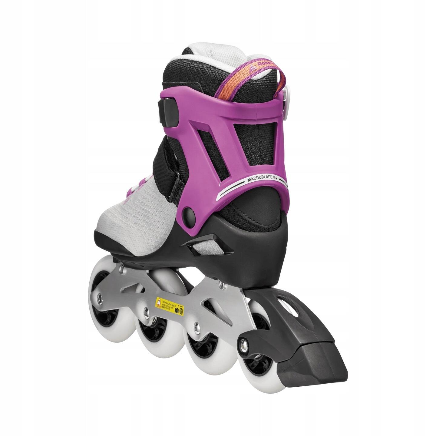 ROLLERBLADE Roller Fitness Macroblade 84 W Gris Clair Violet Orange 5/7