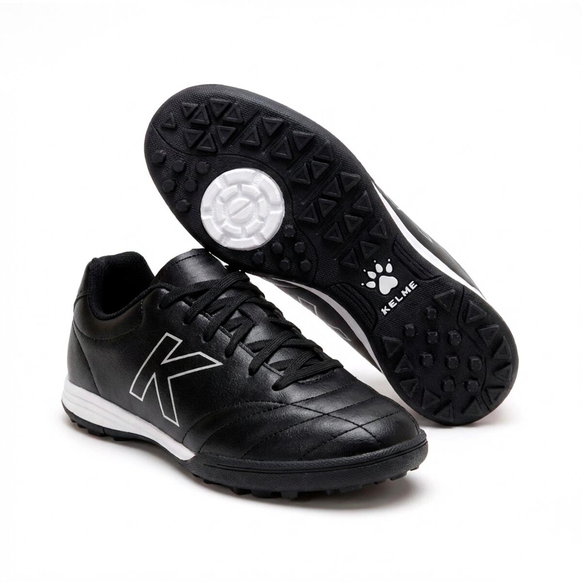 Kelme Zapatillas De Niño De Fútbol New Lince Turf Negro Unisex Kids 2/3