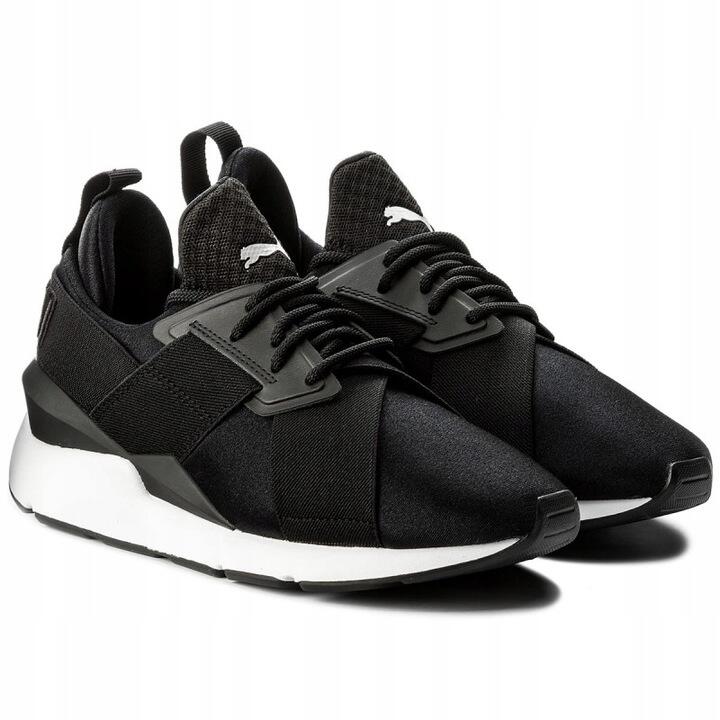 Puma Damenschuhe Muse Satin EP Wn's Schwarz 365534 03 2/7