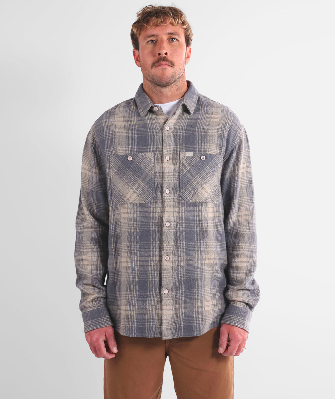 Flanellen shirt met lange mouwen BOUNDARY 2/5