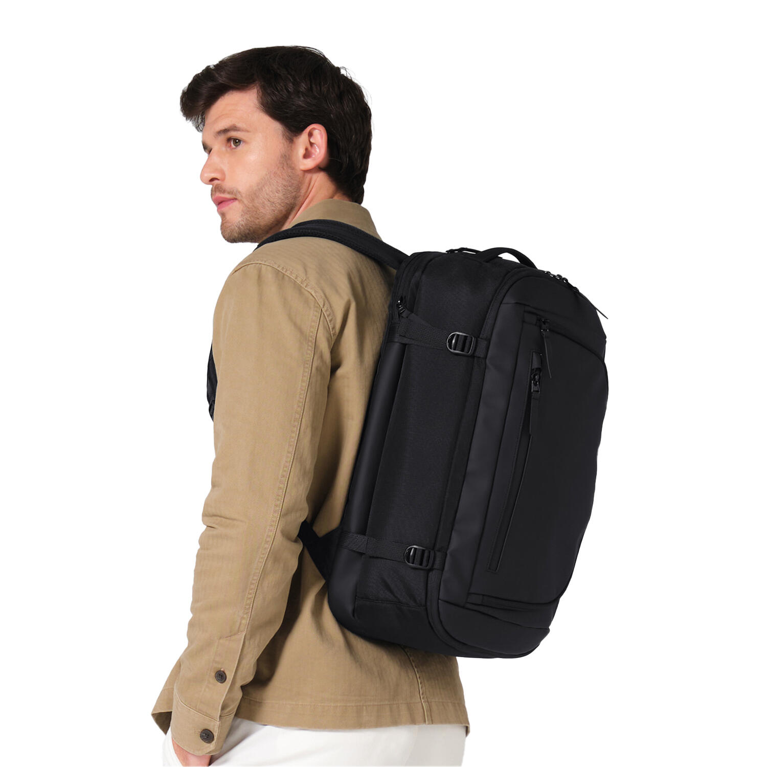 "Zurich Travel" Rucksack Damen und Herren Schwarz 2/3
