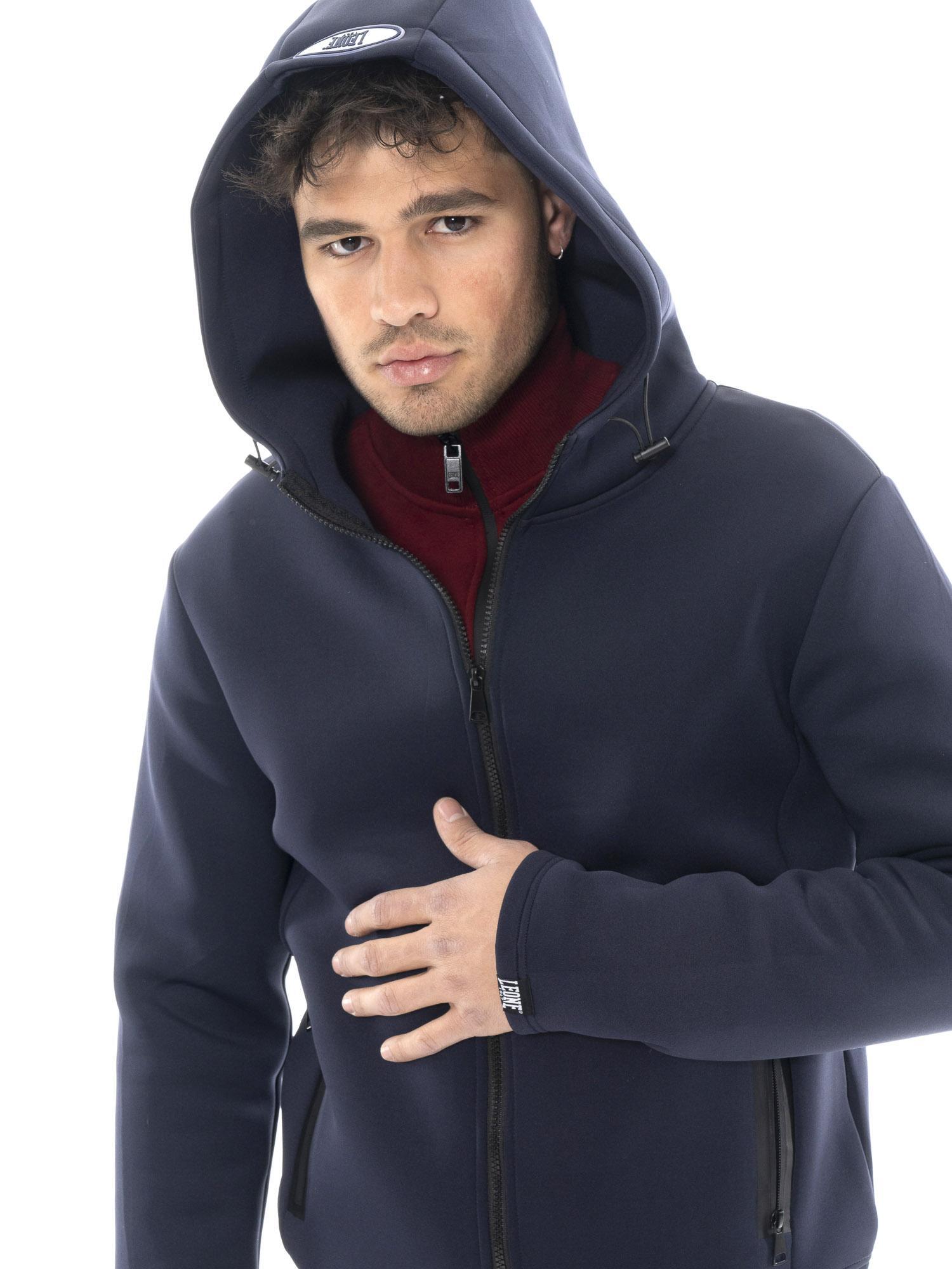 Veste en néoprène à capuche zippée Leone 1947 Soft Basic pour homme 5/5