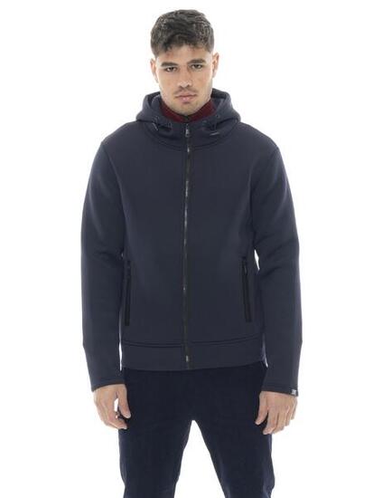 Veste à capuche zippée en néoprène Leone 1947 Soft Basic pour homme