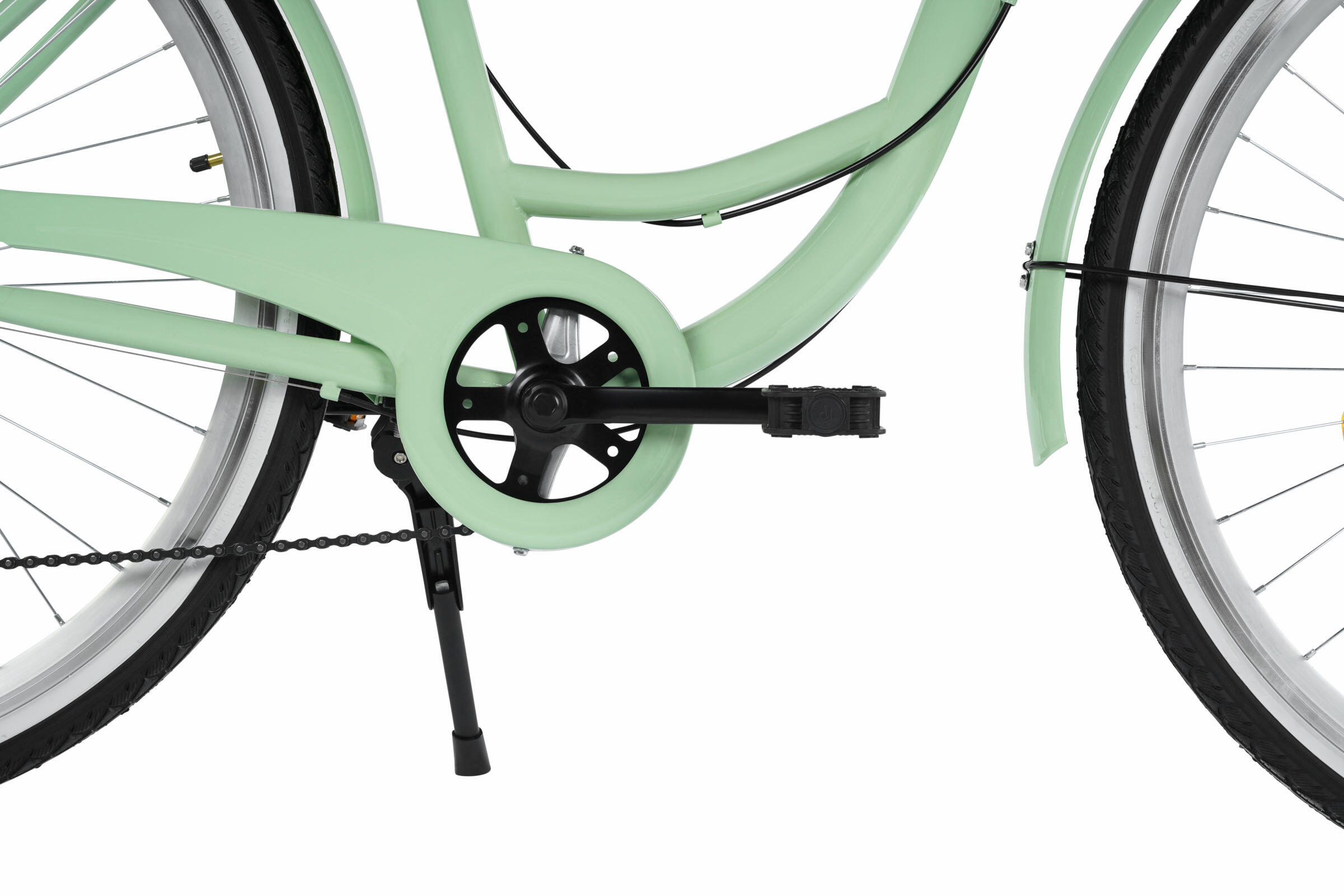 Vélo femme Davi Mila 28″, 160–185 cm, 1 vitesse, vert/noir 7/7