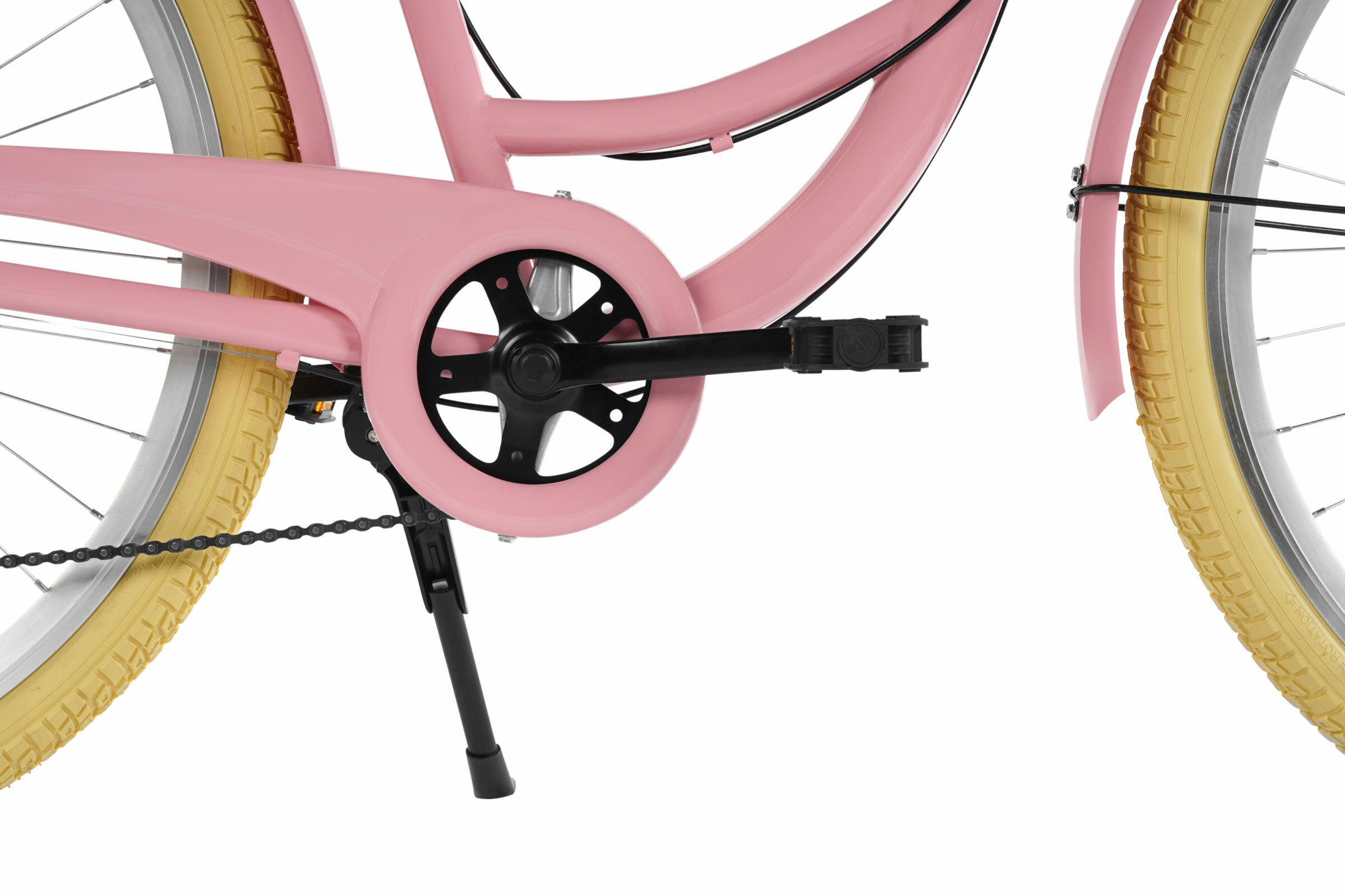 Vélo femme Davi Mila 28″, 160–185 cm, 1 vitesse, rose/crème 7/7