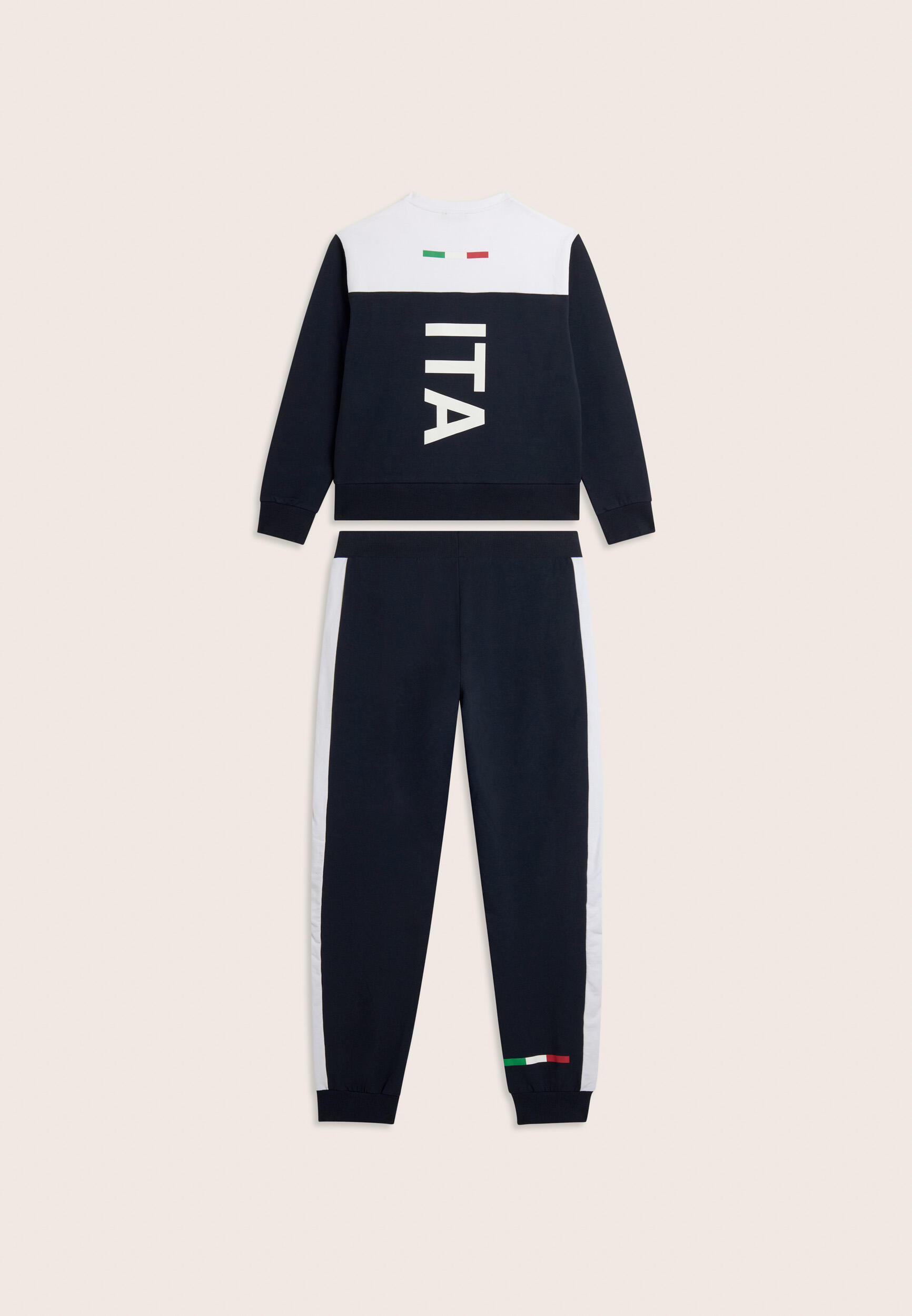 Tuta Donna Italia FGI Girocollo in Felpa Brushed 2/3